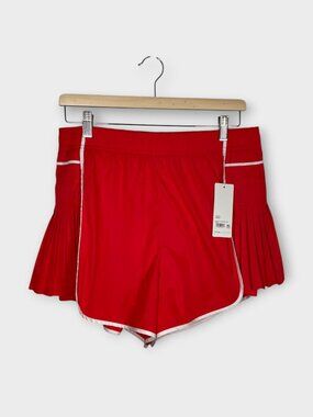 Yogalicious Radiant Courtside Chic Shorts XL Orange/Red Activewear NEW